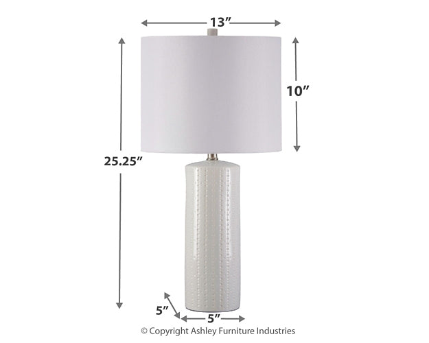 Steuben Ceramic Table Lamp (2/CN) Homeline Furniture