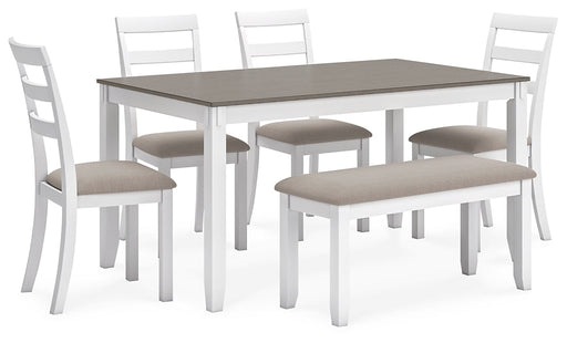 Stonehollow RECT DRM Table Set (6/CN) Homeline Furniture