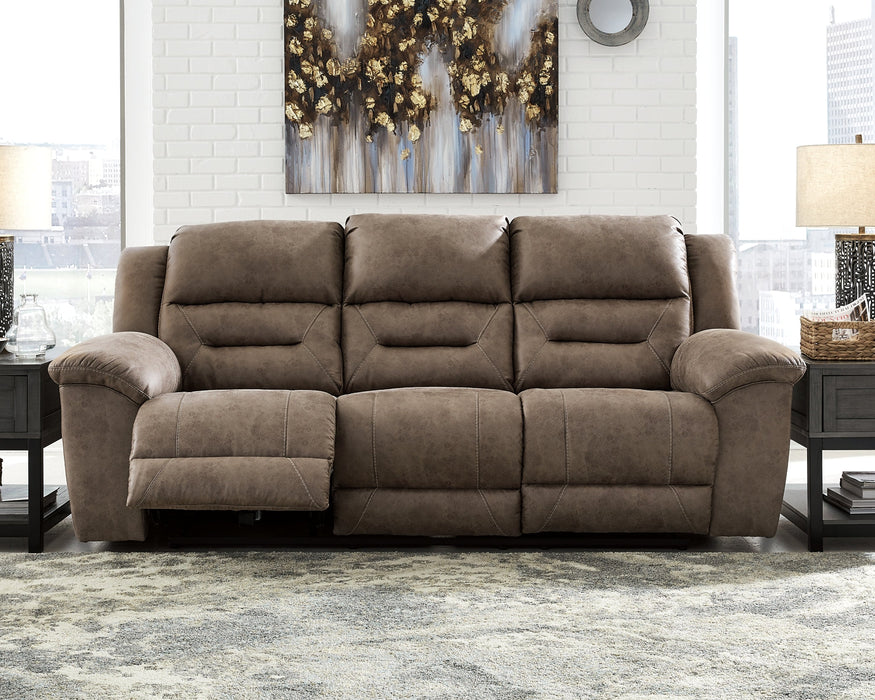 Stoneland Sofa, Loveseat and Recliner Homeline Furniture