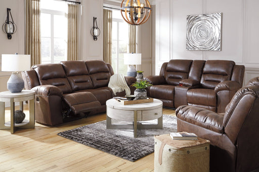 Stoneland Sofa, Loveseat and Recliner Homeline Furniture