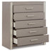 Surancha Five Drawer Wide Chest Homeline Furniture