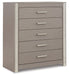 Surancha Five Drawer Wide Chest Homeline Furniture