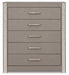 Surancha Five Drawer Wide Chest Homeline Furniture