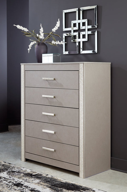 Surancha Five Drawer Wide Chest Homeline Furniture