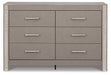 Surancha Six Drawer Dresser Homeline Furniture