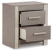 Surancha Two Drawer Night Stand Homeline Furniture