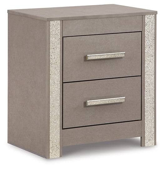 Surancha Two Drawer Night Stand Homeline Furniture