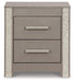 Surancha Two Drawer Night Stand Homeline Furniture