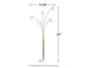 Taliya Metal Arc Lamp (1/CN) Homeline Furniture