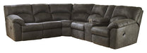 Tambo 2-Piece Sectional with Recliner Homeline Furniture