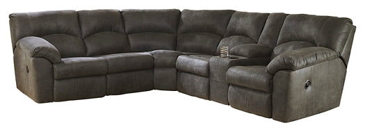 Tambo 2-Piece Sectional with Recliner Homeline Furniture