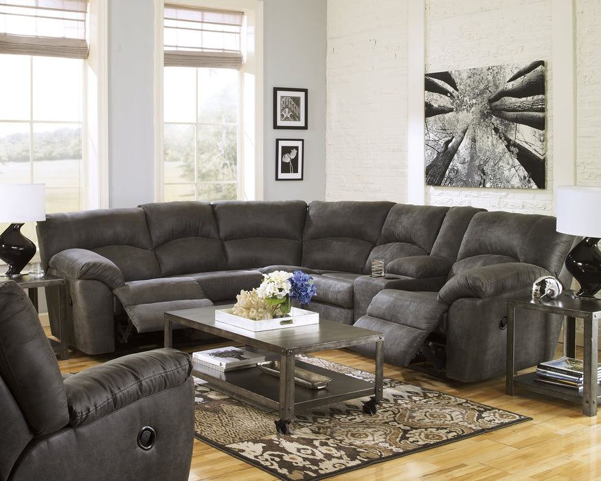 Tambo 2-Piece Sectional with Recliner Homeline Furniture