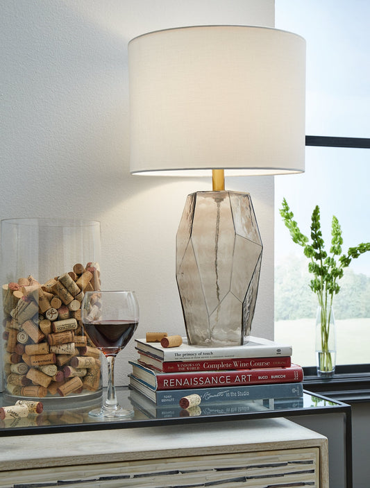 Taylow Glass Table Lamp (1/CN) Homeline Furniture