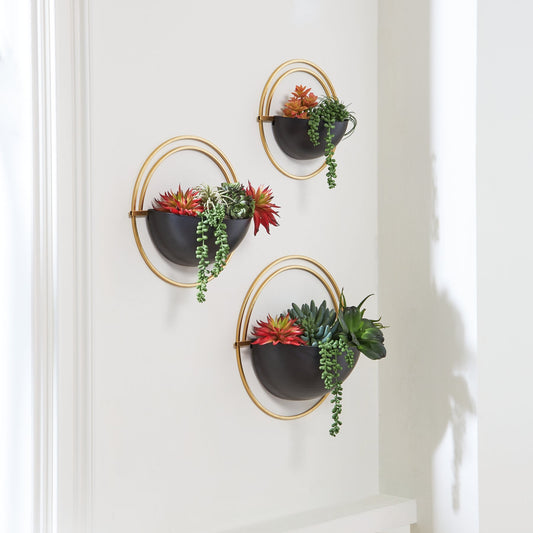 Tobins Wall Planter Set (3/CN) Homeline Furniture