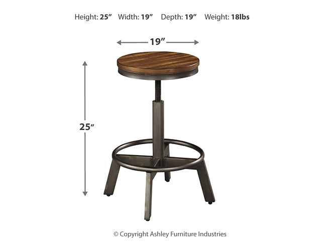 Torjin Counter Height Dining Table and 2 Barstools Homeline Furniture