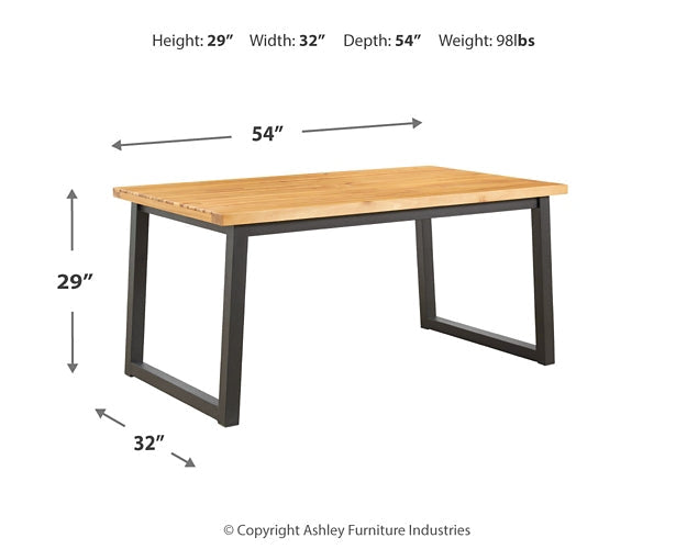 Town Wood Dining Table Set (3/CN) Homeline Furniture