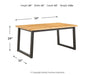 Town Wood Dining Table Set (3/CN) Homeline Furniture