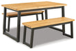 Town Wood Dining Table Set (3/CN) Homeline Furniture