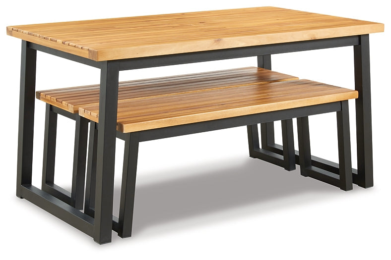 Town Wood Dining Table Set (3/CN) Homeline Furniture