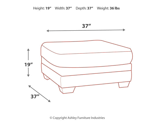 Tracling Oversized Accent Ottoman Homeline Furniture