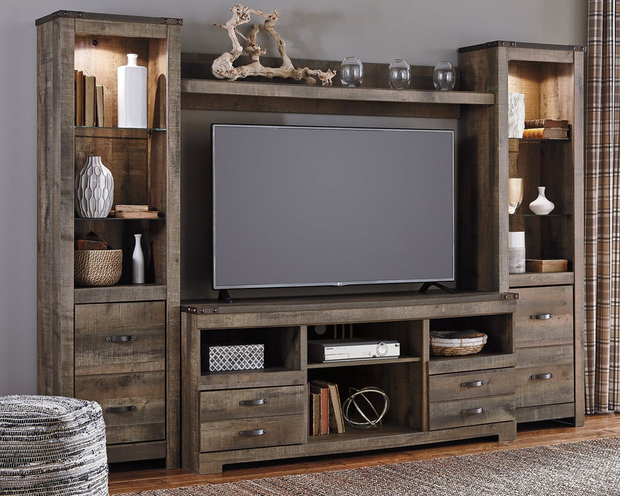 Trinell 4-Piece Entertainment Center Homeline Furniture