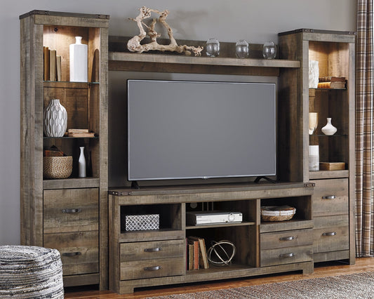 Trinell 4-Piece Entertainment Center Homeline Furniture