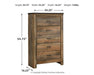 Trinell Five Drawer Chest Homeline Furniture