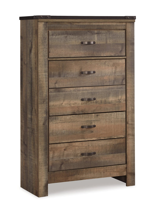 Trinell King Panel Bed with Dresser and Chest Homeline Furniture