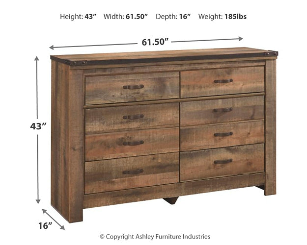 Trinell Six Drawer Dresser Homeline Furniture