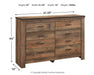 Trinell Six Drawer Dresser Homeline Furniture