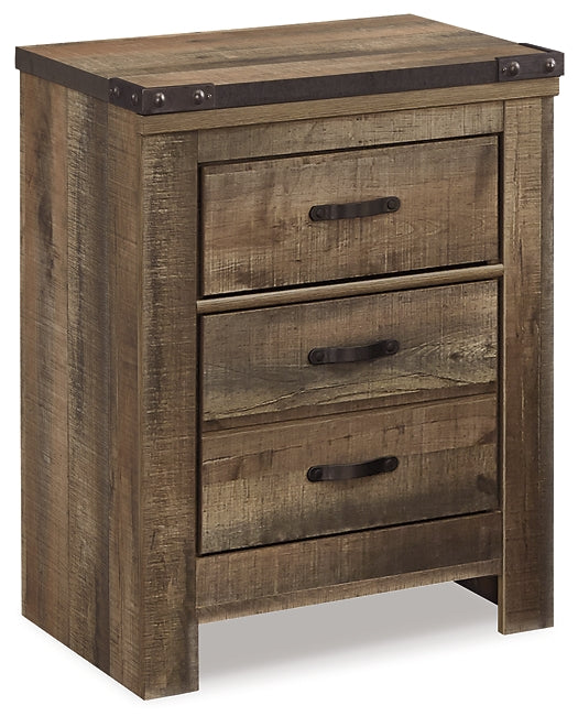 Trinell Two Drawer Night Stand Homeline Furniture