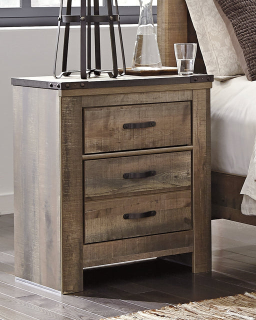 Trinell Two Drawer Night Stand Homeline Furniture