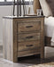 Trinell Two Drawer Night Stand Homeline Furniture