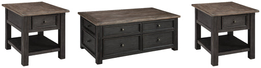 Tyler Creek Coffee Table with 2 End Tables Homeline Furniture