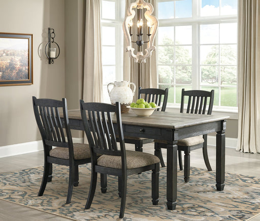 Tyler Creek Dining Table and 4 Chairs Homeline Furniture