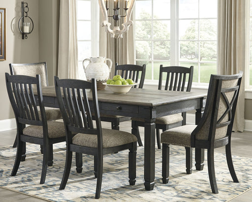 Tyler Creek Dining Table and 6 Chairs Homeline Furniture