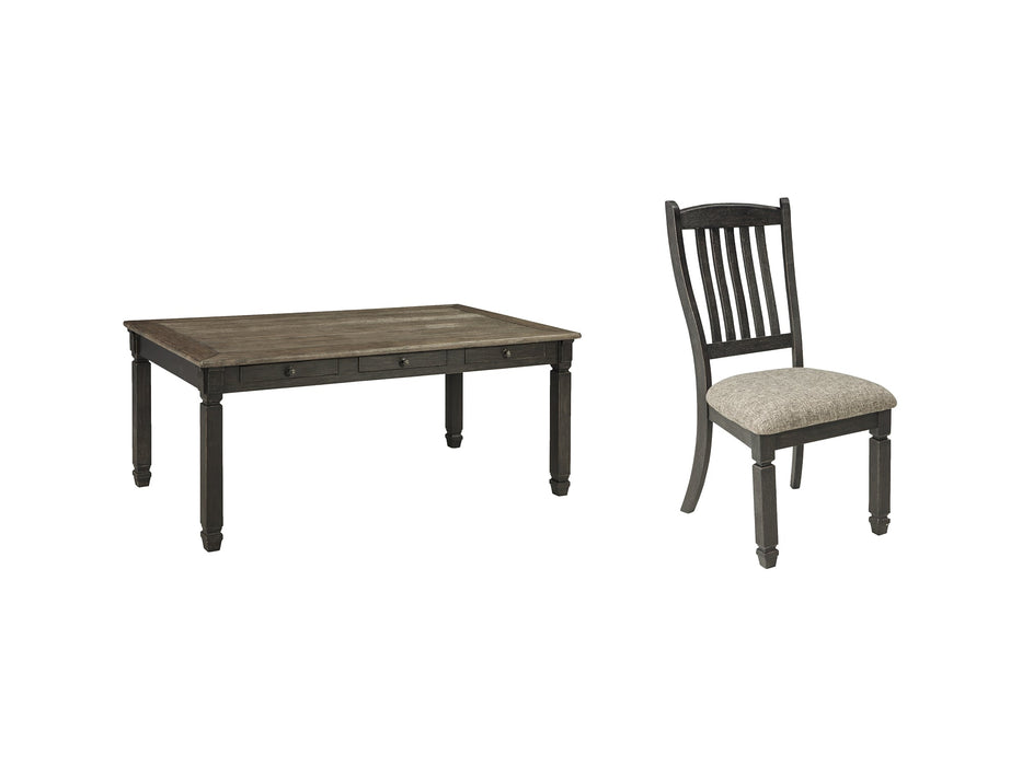 Tyler Creek Dining Table and 6 Chairs Homeline Furniture