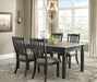 Tyler Creek Dining Table and 6 Chairs Homeline Furniture