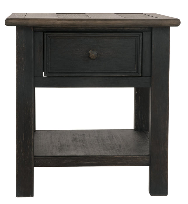 Tyler Creek Rectangular End Table Homeline Furniture