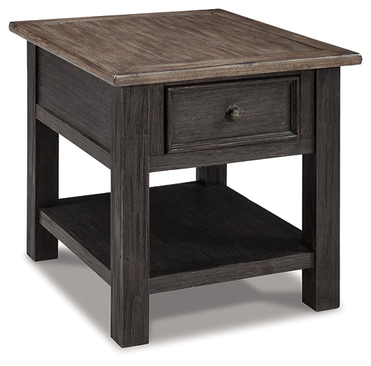 Tyler Creek Rectangular End Table Homeline Furniture