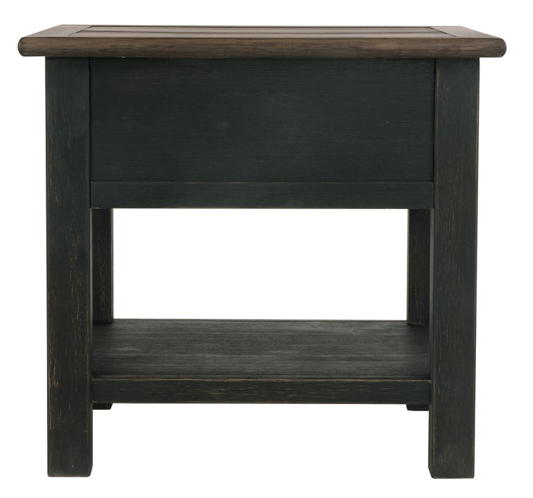 Tyler Creek Rectangular End Table Homeline Furniture