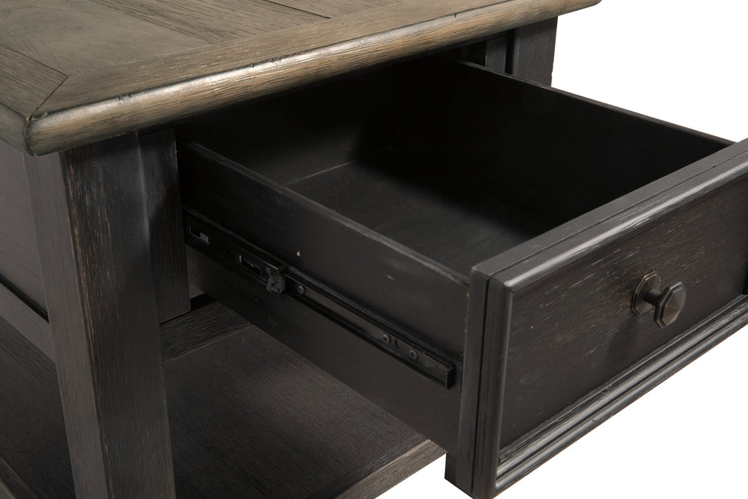 Tyler Creek Rectangular End Table Homeline Furniture