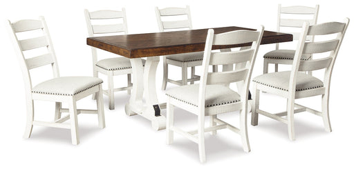 Valebeck Dining Table and 6 Chairs Homeline Furniture