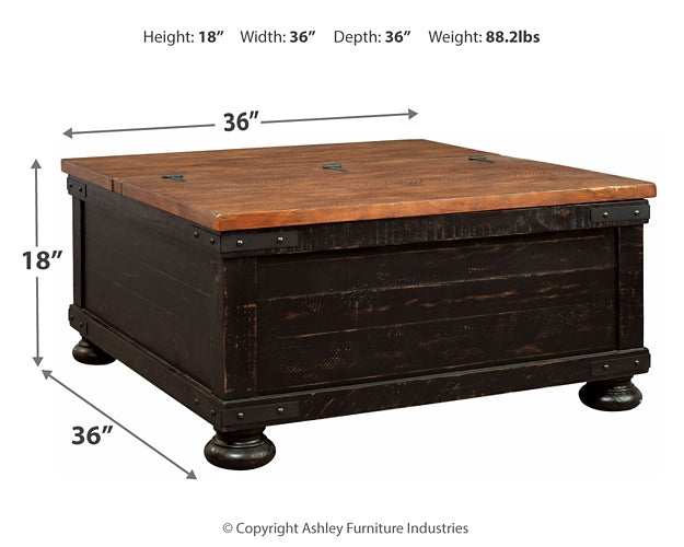 Valebeck Lift Top Cocktail Table Homeline Furniture