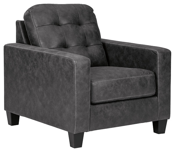 Venaldi Sofa Chaise, Chair, and Ottoman Homeline Furniture