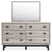 Vessalli Dresser and Mirror Homeline Furniture