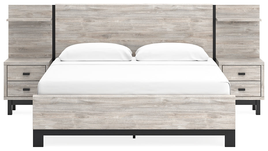 Vessalli Queen Panel Bed with Extensions Homeline Furniture