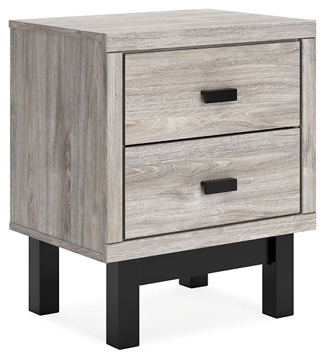 Vessalli Two Drawer Night Stand Homeline Furniture