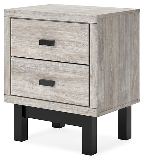 Vessalli Two Drawer Night Stand Homeline Furniture