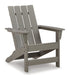 Visola Outdoor Adirondack Chair and End Table Homeline Furniture